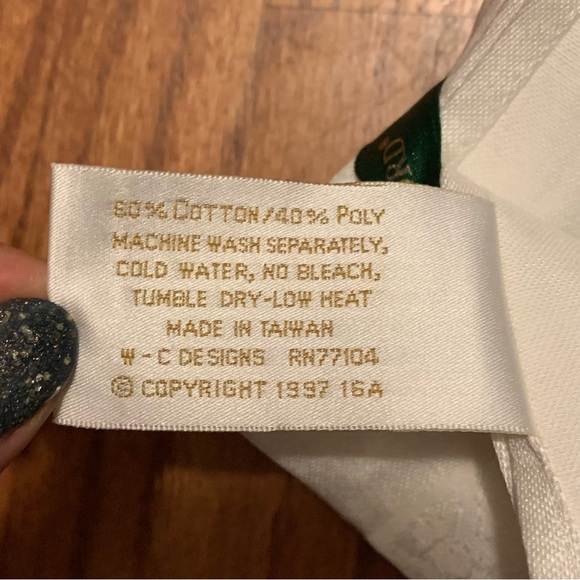 NWT Waterford Linens set of 4 napkins W-C Designs 1997 16A - Picture 5 of 6